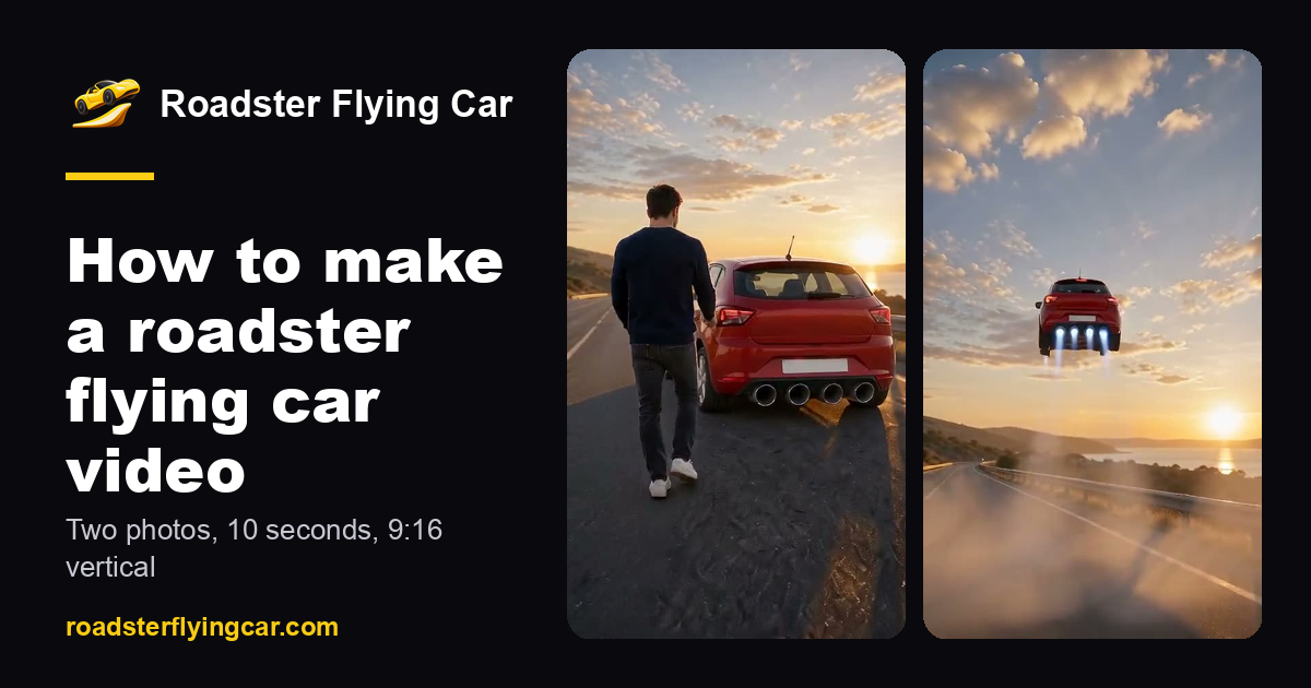 How To Make A Tesla Roadster Flying Car Video With Your Own Car 2026 how-to-make-a-tesla-roadster-flying-car-video-with-your-own-car-2026